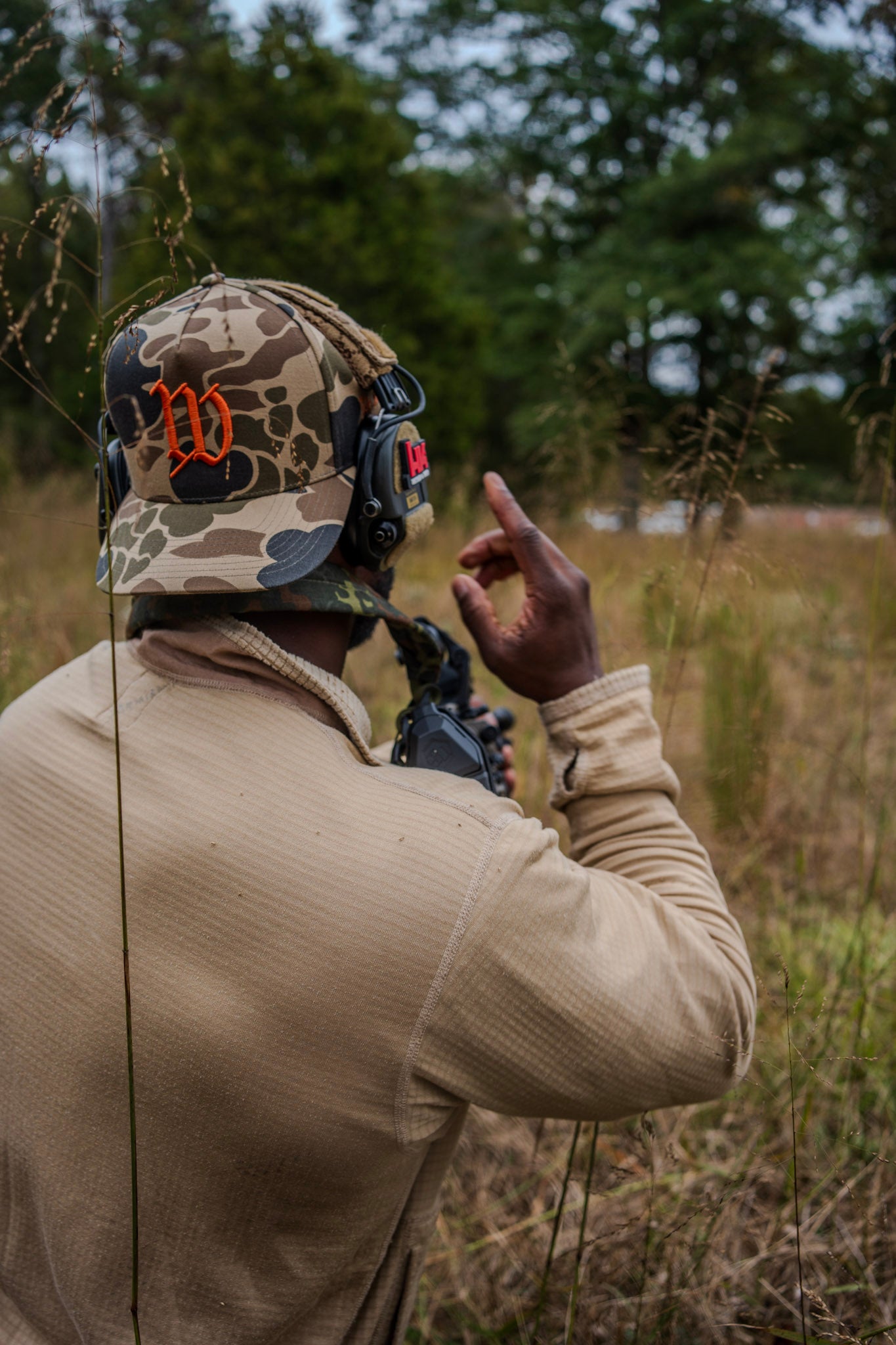 W Duck Camo Puff Cap — We Da People Edition