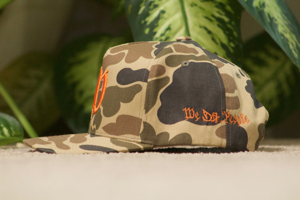 W Duck Camo Puff Cap — We Da People Edition